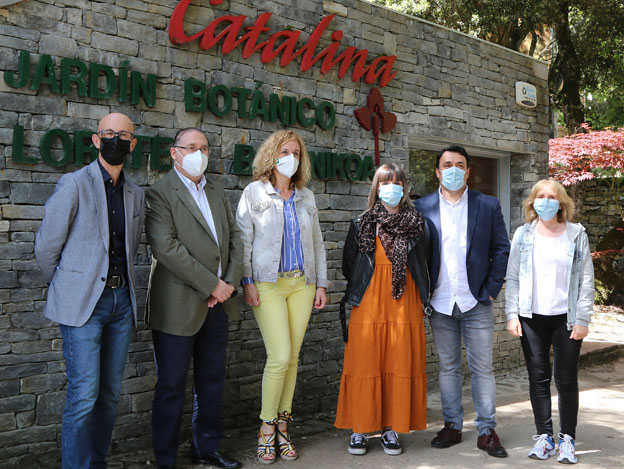 La diputada de Turismo, Consumo y Empleo, visita el Jardín Botánico de Santa Catalina