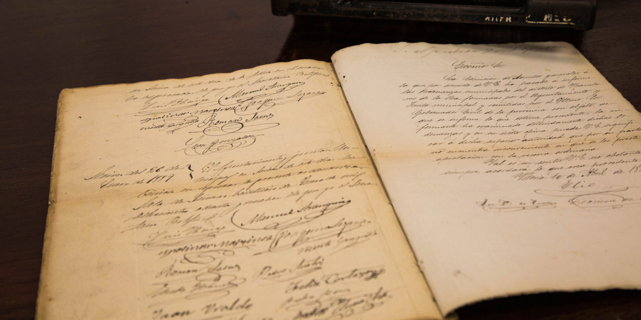 El archivo municipal atesora las ordenanzas de 1889 del distrito de Nanclares