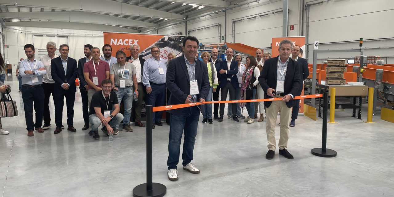 El alcalde de Iruña de Oca, en la inauguración de las instalaciones de Nacex en Subillabide