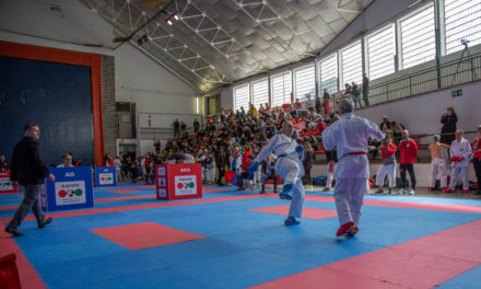 Las karatekas alavesas copan los primeros puestos en el campeonato de Euskadi de veteranos de Iruña de Oca