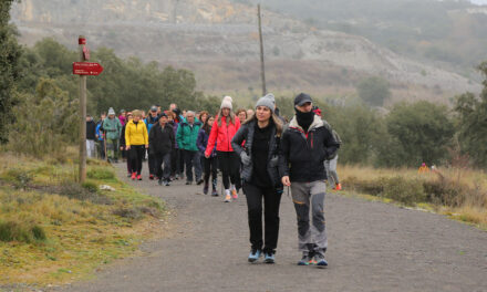 Más de 300 personas toman parte en la Marcha Fin de Año de Iruña de Oca