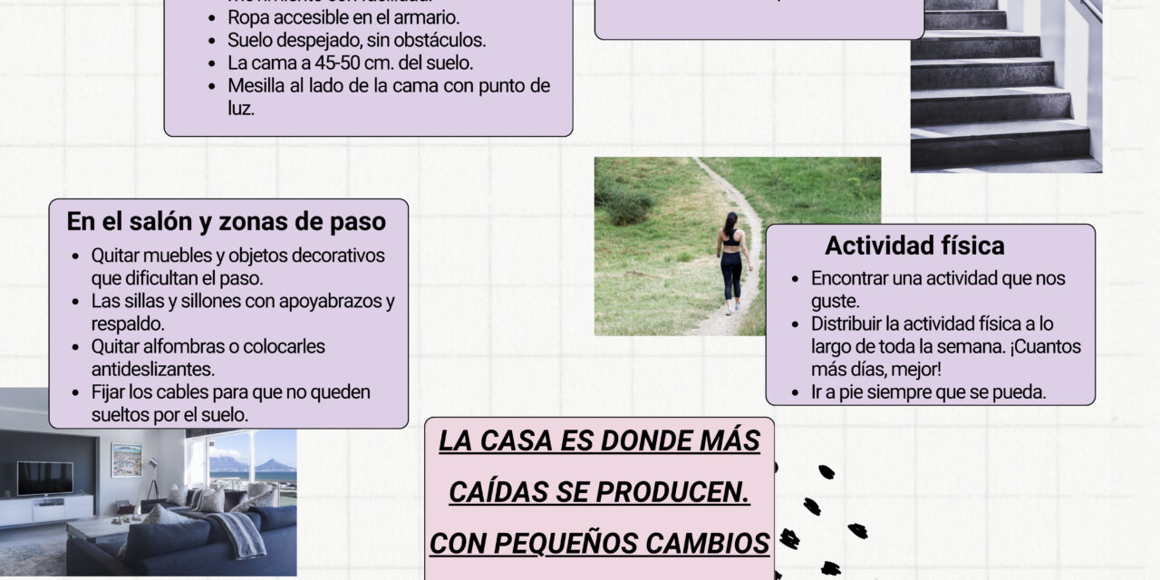 Consejos para prevenir las caídas, por Grupo Sanitarias Iruña de Oca