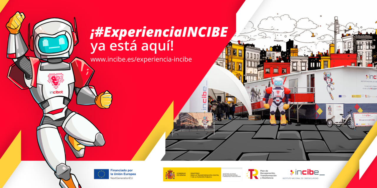 El stand de #ExperienciaINCIBE llega a Iruña de Oca para capacitar en ciberseguridad a la ciudadanía