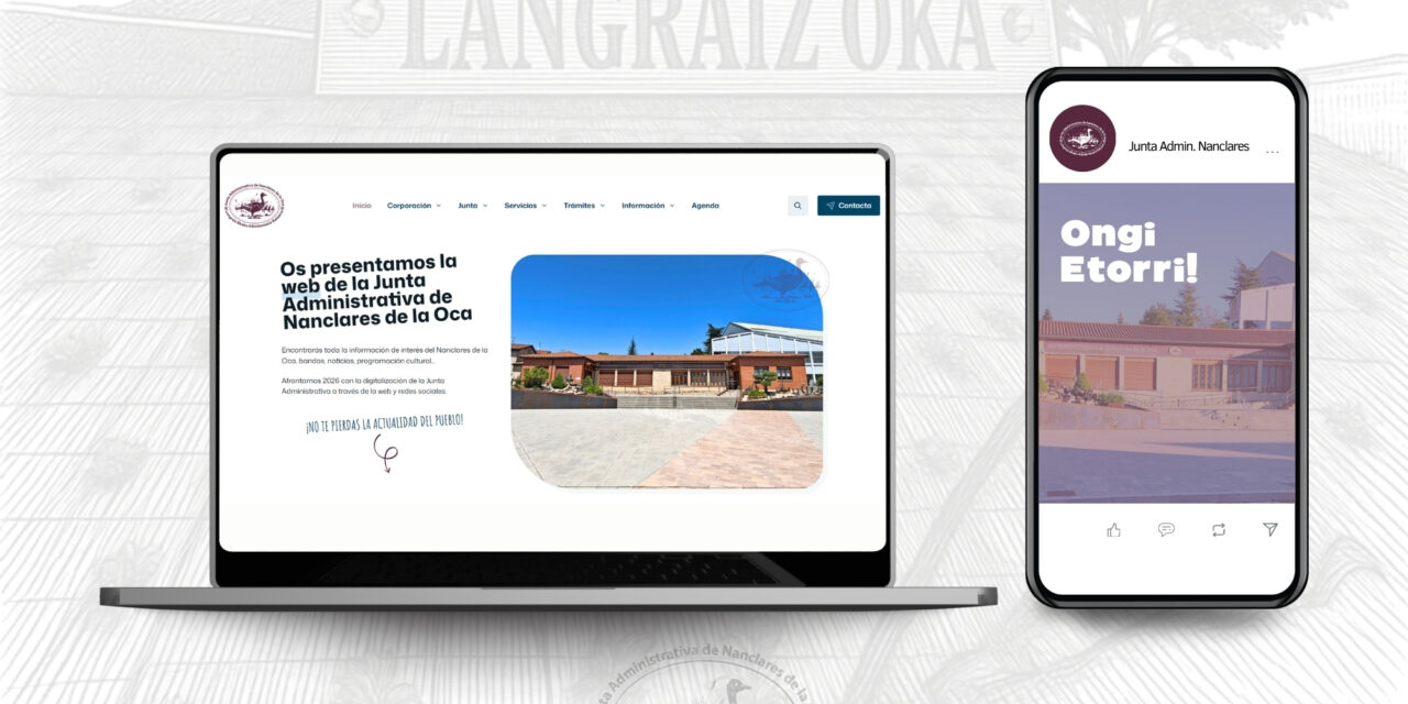 La Junta Administrativa de Nanclares presenta su página web