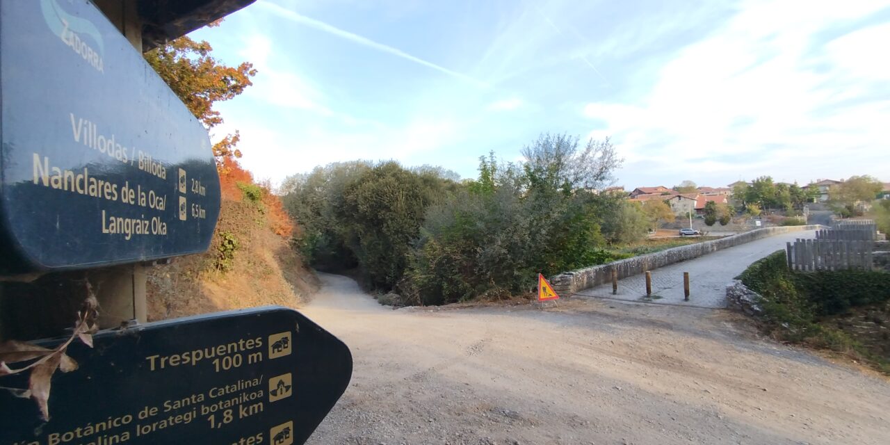La Diputación acomete una nueva fase de las obras de mejora de la Vía Verde del Zadorra