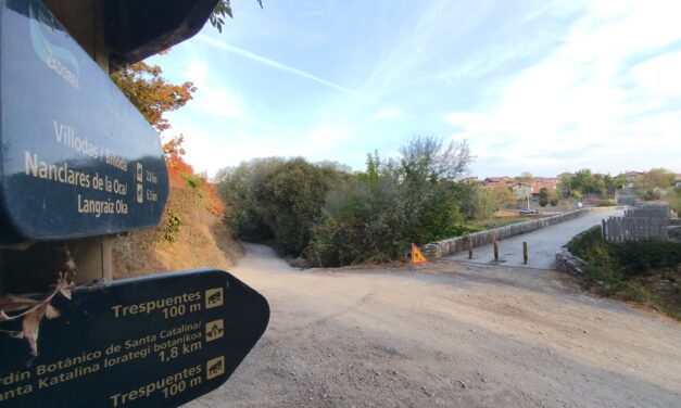 La Diputación acomete una nueva fase de las obras de mejora de la Vía Verde del Zadorra